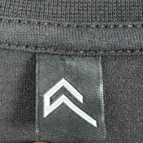 Oner Active T-Shirt Tee Mens XL Black Long Sleeve Crewneck Stretch Logo Athletic - Picture 5 of 8